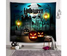 DEQI Wandteppich mit Halloween-Motiv W90 x L71 Halloween Series-8