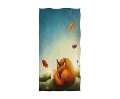 Naanle modische, luxuriöse, weiche Handtücher für Gäste, Küche, Mehrzweck, für Badezimmer, Hotel, Fitnessstudio und Spa (40,6 x 76,2 cm) 16x30 Fall Fox