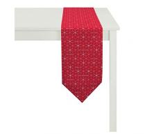APELT Tischband, Polyester, rot/Gold, 24 x 175 x 0.2 cm