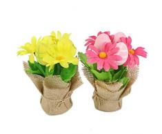 Athoinsu Ostersträuße, Blumen-Dekorationsset, Frühling, Festival, Zuhause, drinnen und draußen, Garten, Hof, Schreibtisch, Ornamente