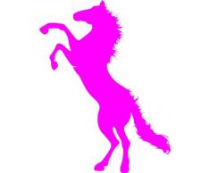 Indigos 4051095091059 Wandtattoo W672 Pferd 80 x 44 cm, Wandaufkleber in 3 GröÃen, pink