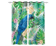 Sodika Fensterbehandlungs-Set für Wohnzimmer, Küche, Wäsche, Schlafzimmer, Hey Man 52 x 84 - Set of 2 Vegetation2soa8980