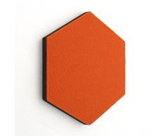Super leicht Sandwich Filz Board Sechseck Typ Memo Board (14colour Option) (Orange)