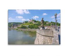 Premium Textil-Leinwand 120 x 80 cm Quer-Format Romantisches Würzburg | Wandbild, HD-Bild auf Keilrahmen, Fertigbild auf hochwertigem Vlies, Leinwanddruck von Hanna Wagner