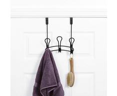 Zenna Home SnugFit Hakenleiste über der Tür, Ölgummi, Bronze