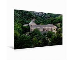 Premium Textil-Leinwand 120 x 80 cm Quer-Format Provence - Abbaye de Sénanque | Wandbild, HD-Bild auf Keilrahmen, Fertigbild auf hochwertigem Vlies, Leinwanddruck von Thomas Seethaler