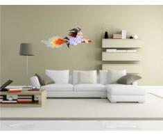 INDIGOS KAR-Wall-WITCH-008-120 Wandtattoo Witch - Hexe 08 - Halloween - Wandaufkleber 120 x 70 cm