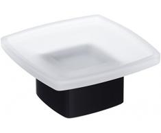 Gedy Lounge Seifenschale, Messing, Schwarz, Einheitsgröße