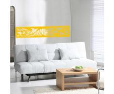 INDIGOS 4052166044493 Wandtattoo w273 Ornament, Bumen Wandaufkleber 80 x 16 cm, gold