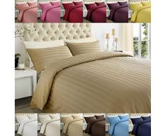 Sabar Asab Sets – Moderne, lineare, gestreifte Satin-Bettwäsche für Doppel-und King-Size-Betten, Standard