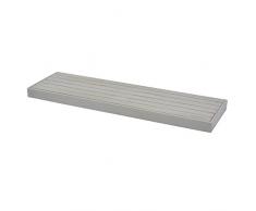 Duraline Wandregal, schwebend grau, 38Â x 80Â x 23,5Â cm