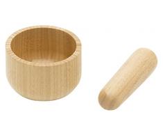 Pebbly nba094 Set Stößel & Mörser Bambus 14 x 14 x 11 cm