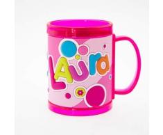 H&H 03873010036 Kinderbecher - Namensbecher, Kunststoff, Mehrfarbig