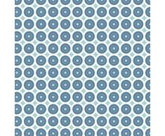 Klebefolie Awale Blau-Motiv Dekofolie Möbelfolie Tapeten selbstklebende Folie, PVC, ohne Phthalate, Blau, 45 cm x 2 m, Stärke: 0, 16 mm, Venilia 54785