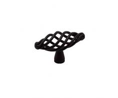 Berenson Provence Birdcage Cabinet Knob, 2-7/16 Length, Black