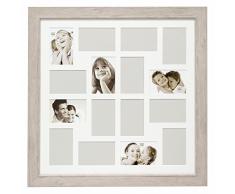 Deknudt Frames S48SH1 Bilderrahmen 10x15 Galerierahmen helle Holzfarbe fÃ¼r 16 Bilder 10x15 Holz Fotokader