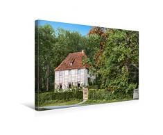 Premium Textil-Leinwand 45 x 30 cm Quer-Format Weimar - Goethes Gartenhaus um 1898 | Wandbild, HD-Bild auf Keilrahmen, Fertigbild auf hochwertigem Vlies, Leinwanddruck von André Tetsch