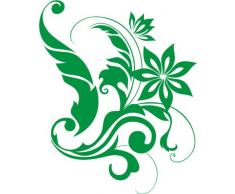 INDIGOS 4051095031666 Wandtattoo W311 Ranke Pflanzen Wandauskleber in 3 GrÃ¶Ãen, 80 x 65 cm, grÃ¼n