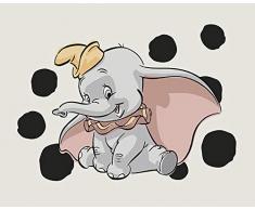 Disney Wandbild von Komar | Dumbo Dots Landscape | Kinderzimmer, Babyzimmer, Dekoration, Kunstdruck | Größe 50x40cm (Breite x Höhe) | ohne Rahmen | WB027-50x40