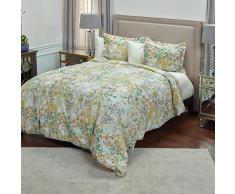 Rizzy Home Bettdecke 114X98 hellblau