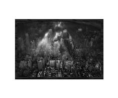 Eurographics New York City Wanddekoration, Bild 24 x 36, Größe: 25,5 x 37,5 x 1