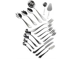 MEPRA Natura Besteck-Set, Silber, Set 151