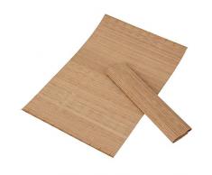 Mysummer Platzsets für Esstisch, Bambus, umweltfreundliche Platzsets, Wärmeisolierung, schmutzabweisend, für die Küche, 2 Stück Original