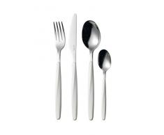 Guzzini My Fusion Besteck-Set, 24-teilig, 30% Kunststoff, 70% Porcelanna, WeiÃ, 16,5 x 7,5 x 25,5 cm
