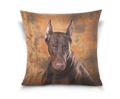 Hokkien Blue Viper Cute Pig Flying Decorative Square Throw Pillow Cover for Sofa Schlafzimmer Auto Double Side Design 40,6 x 40,6 cm Art Deco 18 x 18 Cool Doberman