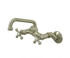 Nuvo Elements of Design ES2138X Accents Küchenarmatur mit 2 Griffen, Wandmontage 7 gebürsteter Nickel