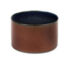 SERAX B5116103 Terres de Rêves Kaffeeservice, Töpferei, Rost, dunkelblau