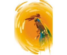 INDIGOS 4051719777727 Wandtattoo MF510 Blick Vogel schreit 60 x 41 cm