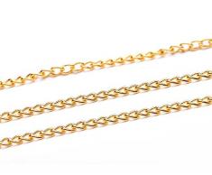 Unlimited 3 mm, Metall, Lichterkette, Gold überzogenes Metall, Gold, 10 Stück