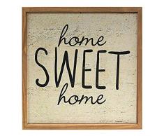 CWI Tapetenbordüre Geschenke g65066 30,5 x 2,5 cm gerahmt Sweet Home Zeichen, Multicolor