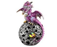 Puckator Dekofigur, keltische Kugeln, LED, 1 Stück, Kunstharz, Multi, Height 18cm Width 12cm Depth 9cm