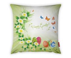 Bonamaison Dekorativ Kissenhülle, Kissenbezug, Zierkissenbezug, Wohnkultur, Für Sofa, Kaffeestube, Größe: 45X45 cm - Entworfen und hergestellt in der Türkei