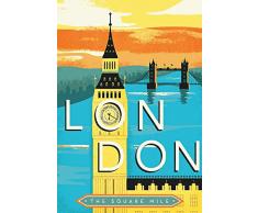 Schatzmix London The Square Mile Metallschild 20x30 Deko tin Sign Blechschild, Blech, Mehrfarbig, 20x30 cm