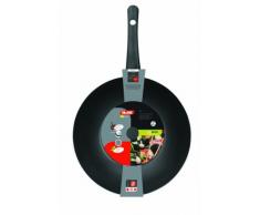 IBILI Wok Indubasic 30 cm, Aluminium, schwarz