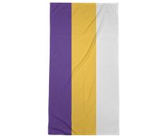 ArtVerse NFS Minnesota Football Stripes Strandtuch, Mikrofaser, 36 x 72 cm, Goldakzent
