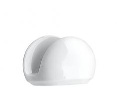 H+H 1689 Ljubljana Serviettenhalter, Porzellan, Weiß