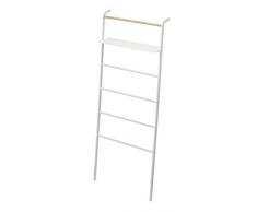 YAMAZAKI Tower Kleiderleiter mit Regal, weiÃ