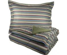 Shavel Home Produkte mfncmtwawnw Micro Flanell Twin wendbar Tröster mit 1 Standard Sham, Markise Streifen
