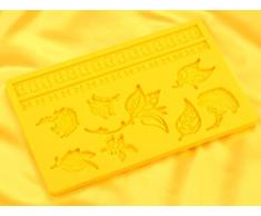 Teigschaber 12679Â flexique Eleganz Design Gelb Silikon Form, 24Â x 15Â x 1Â cm