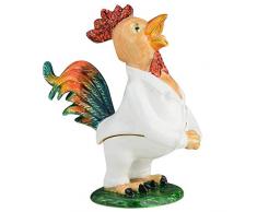Singender Hahn Schmuckkästchen Musikspieluhr Fabergé-Stil