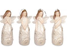 Angelstar 10381 mit Engel Ornament Figur, 1 3/2-inch, 4 Stück