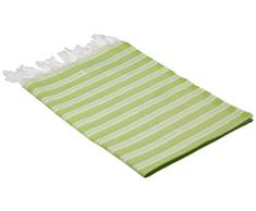 Leicht Pestemal Cotton Baumwolle Türkischen Tuch Badetuch Handtuch Saunatuch Strandtuch Hamamtuch Peshtemal Turkish Bad Towel Hamam Thermalbad Pool Schwimmbad Gymnasium Fitness Massage Baby Kind Handtuch Fouta Feine StreifenGrün