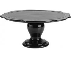 RBV Birkmann 443617 Tortenplatte Avantgarde, Keramik, Ø 34 cm, Schwarz shiny