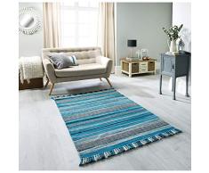 Oriental Weavers Teppich, blau, 67cm x 220cm