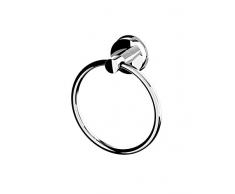 RIDDER 12050100 Handtuchring, Handtuchhalter mit Saughalter, chrom