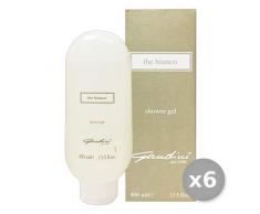 Gandini Duschgarnitur, Weiß, 400 ml, 6 Stück Seife und Cosmetic, Mehrfarbig, Einheitsgröße